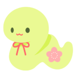 巳年へびのフリーイラスト素材